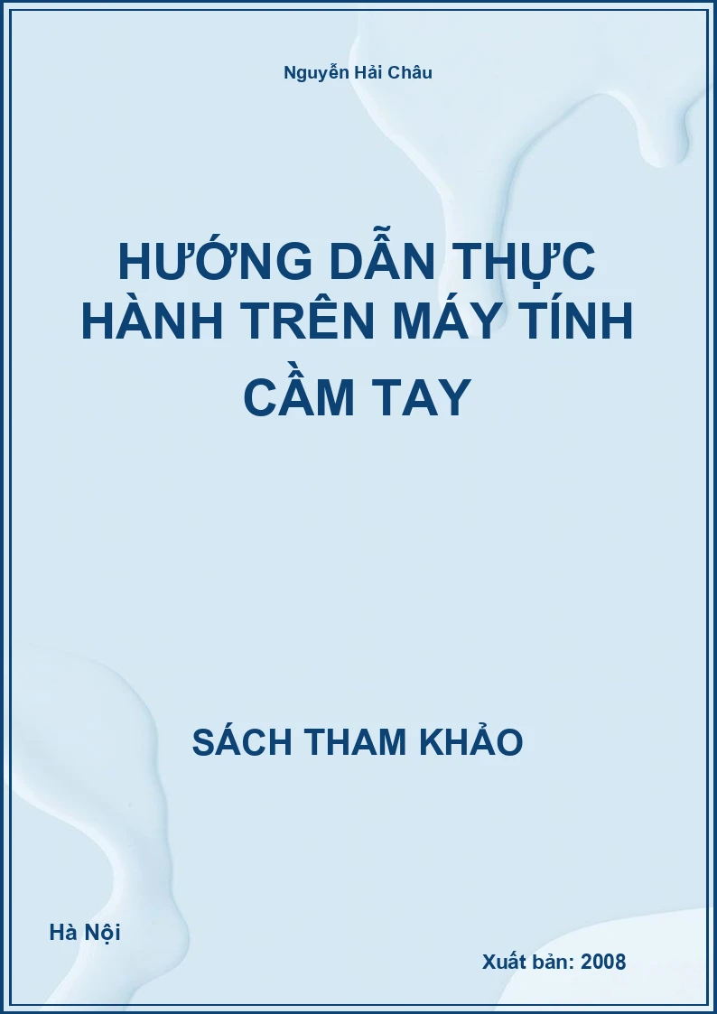 Hướng dẫn thực hành trên máy tính cầm tay