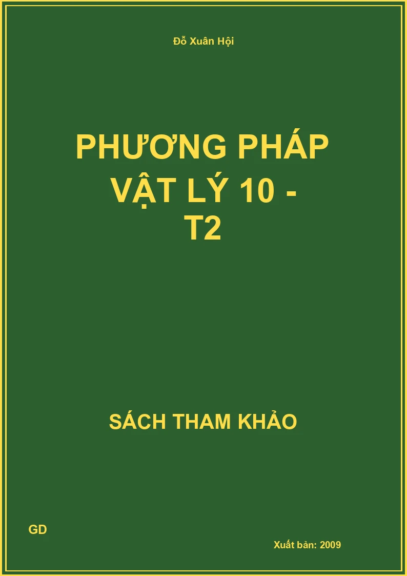 Phương pháp Vật lý 10 - T2