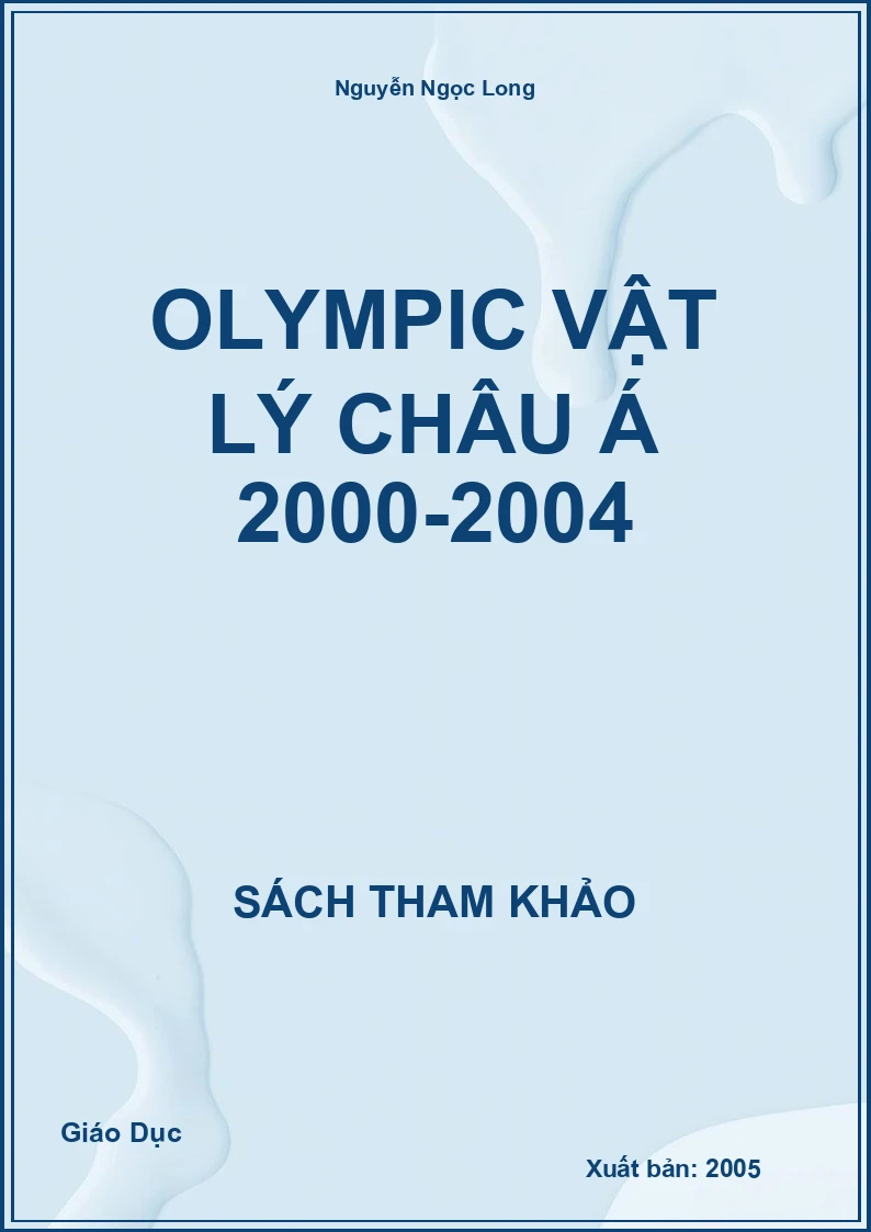 Olympic Vật lý Châu Á 2000-2004