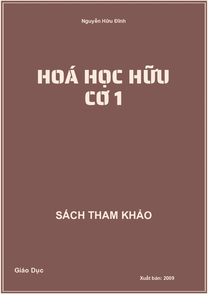 Hoá Học Hữu Cơ 1