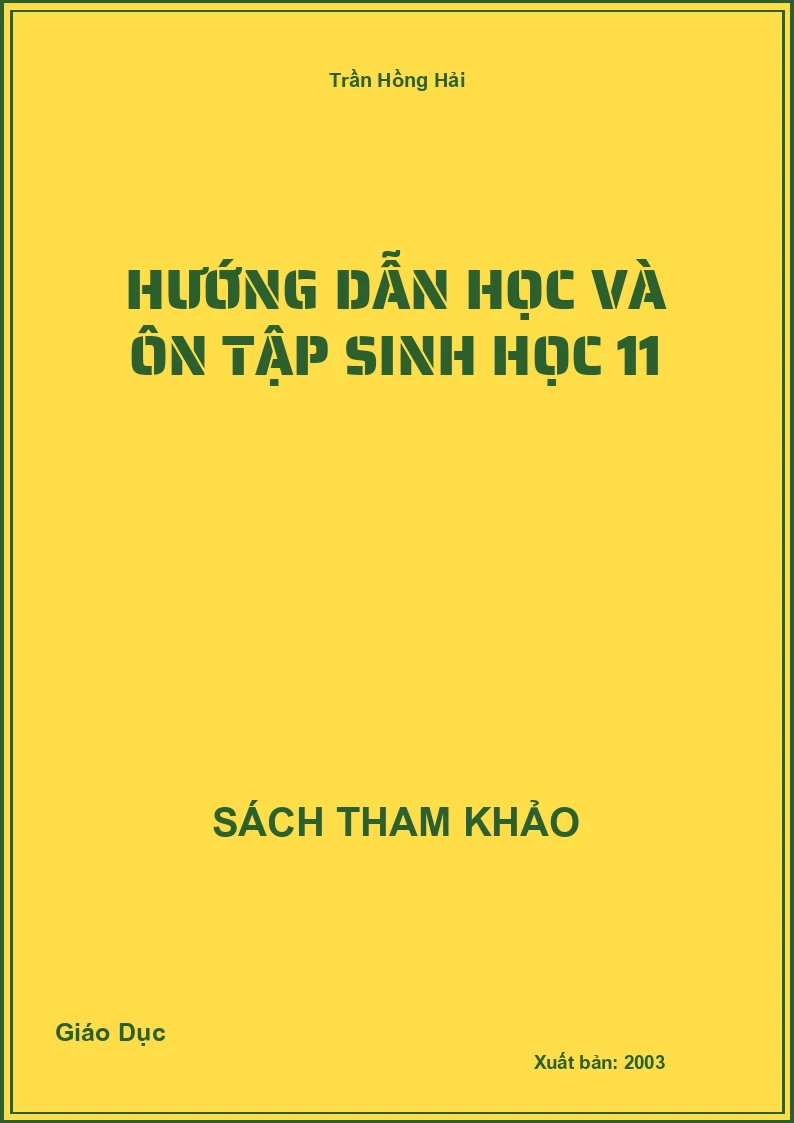 Hướng Dẫn Học Và Ôn Tập Sinh Học 11