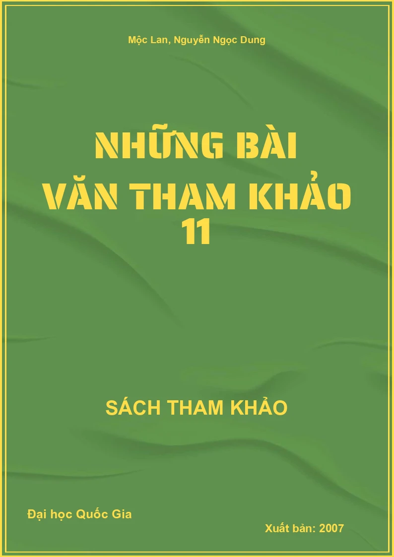 Những Bài Văn Tham Khảo 11