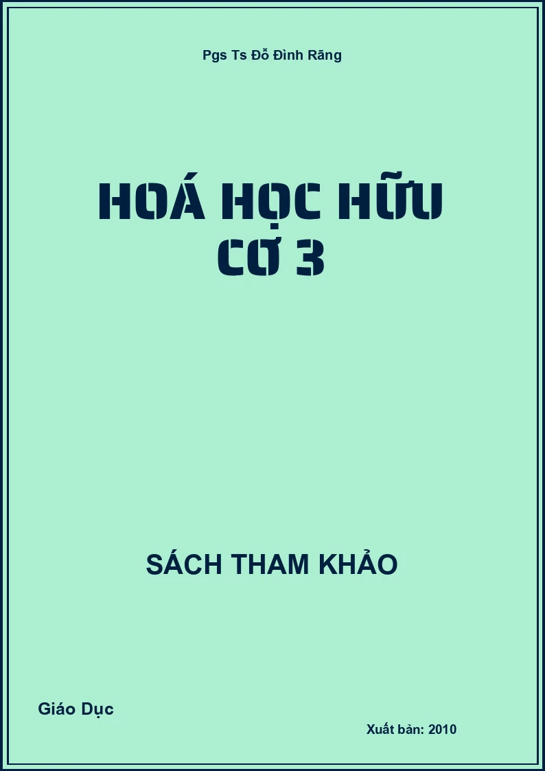 Hoá Học Hữu Cơ 3