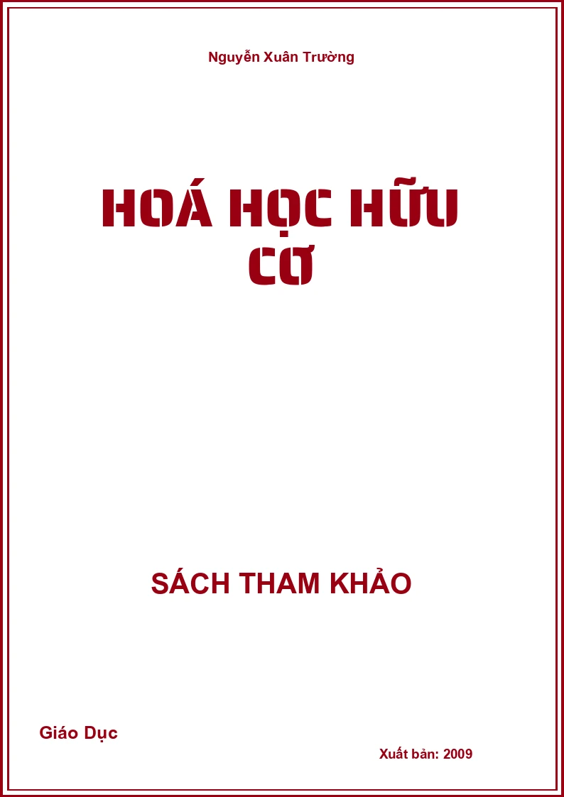 Hóa Học Hữu Cơ