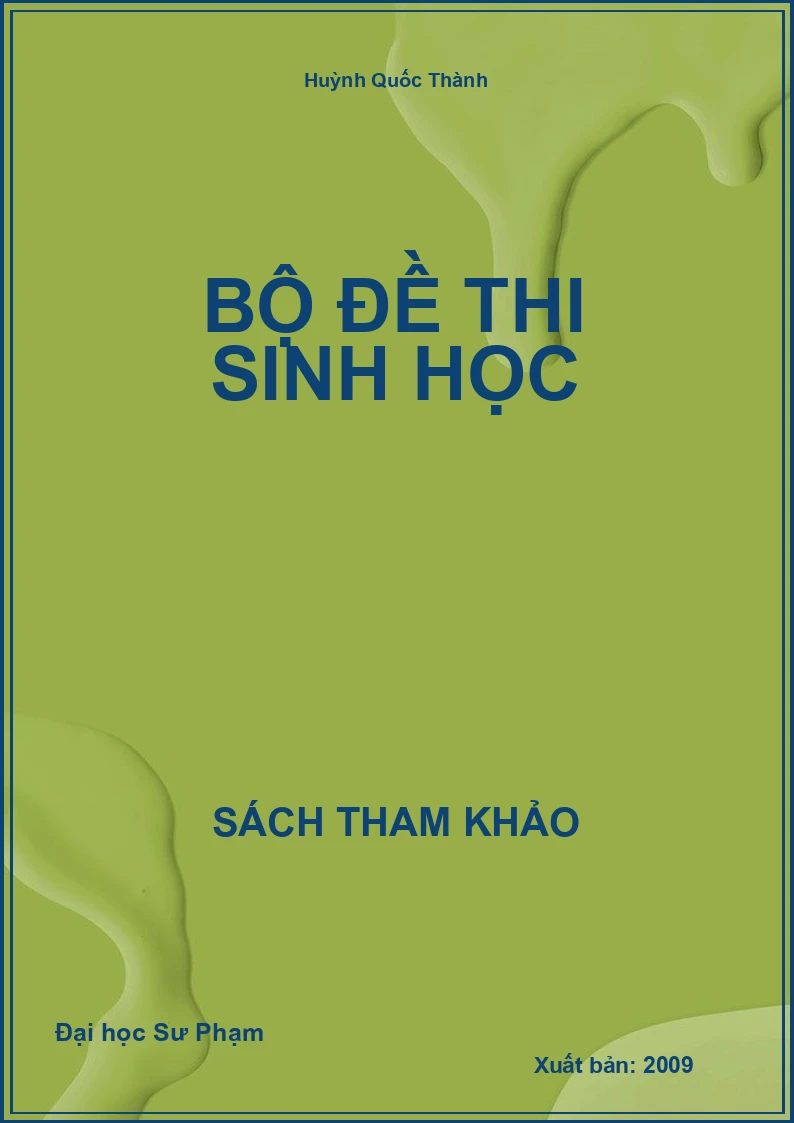 Bộ Đề Thi Sinh Học