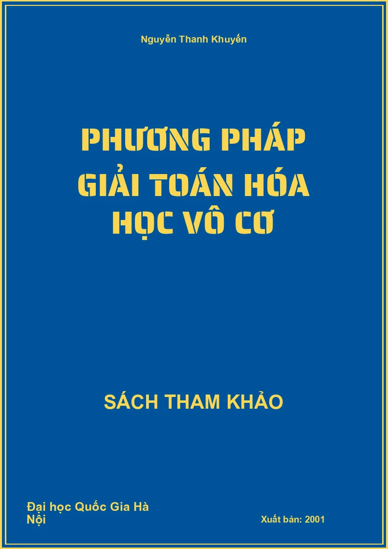 Phương Pháp Giải Toán Hóa Học Vô Cơ