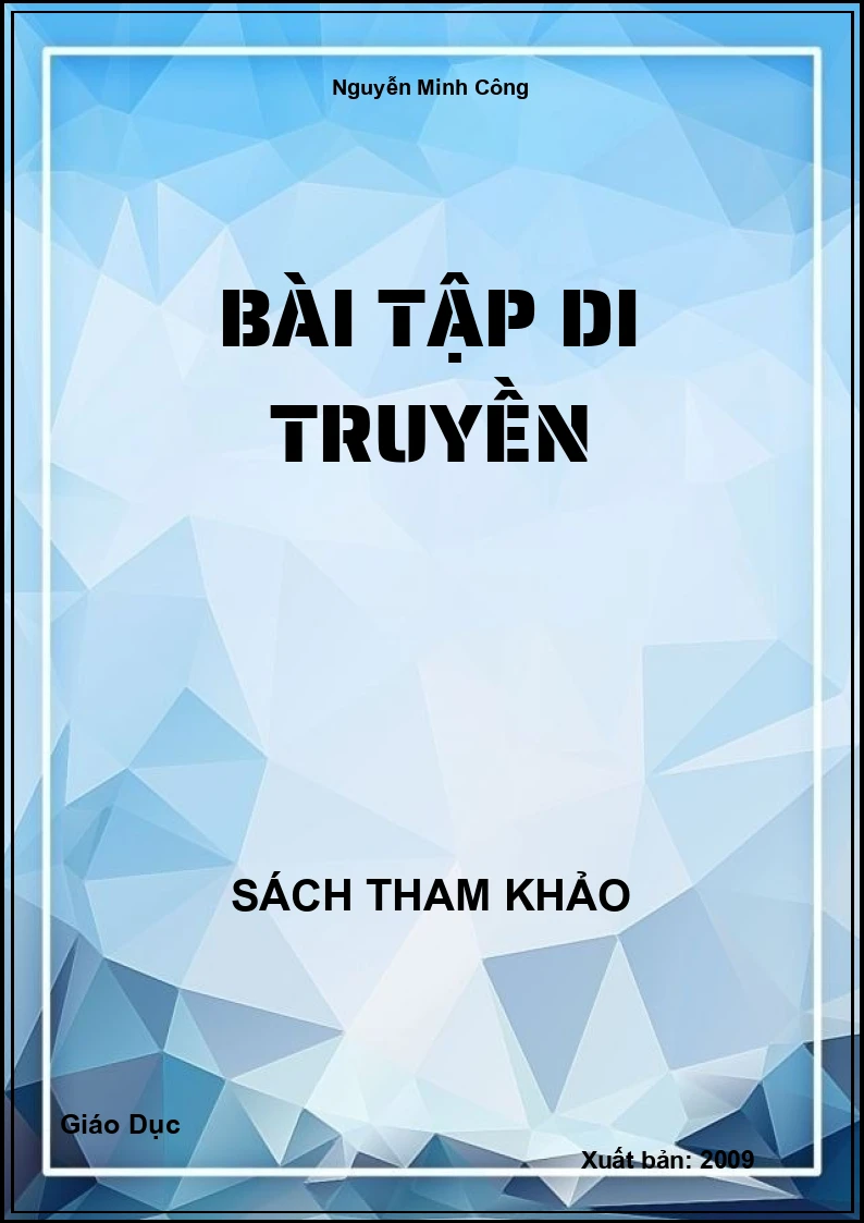 Bài Tập Di Truyền