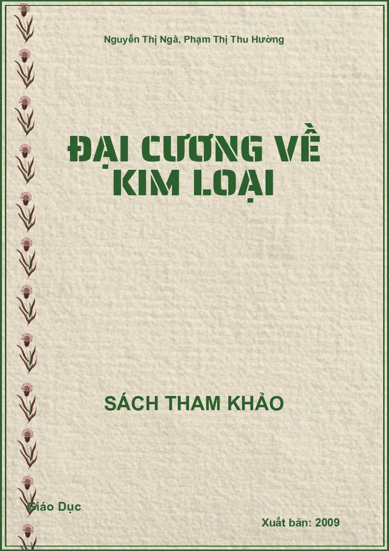 Đại Cương Về Kim Loại