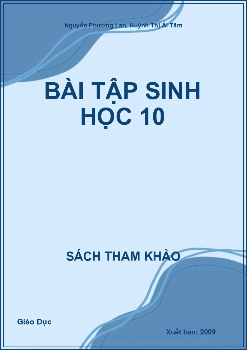 Bài Tập Sinh Học 10