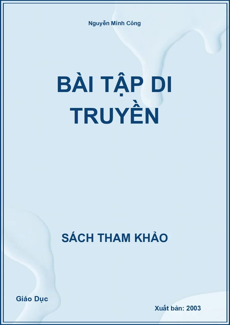 Bài Tập Di Truyền