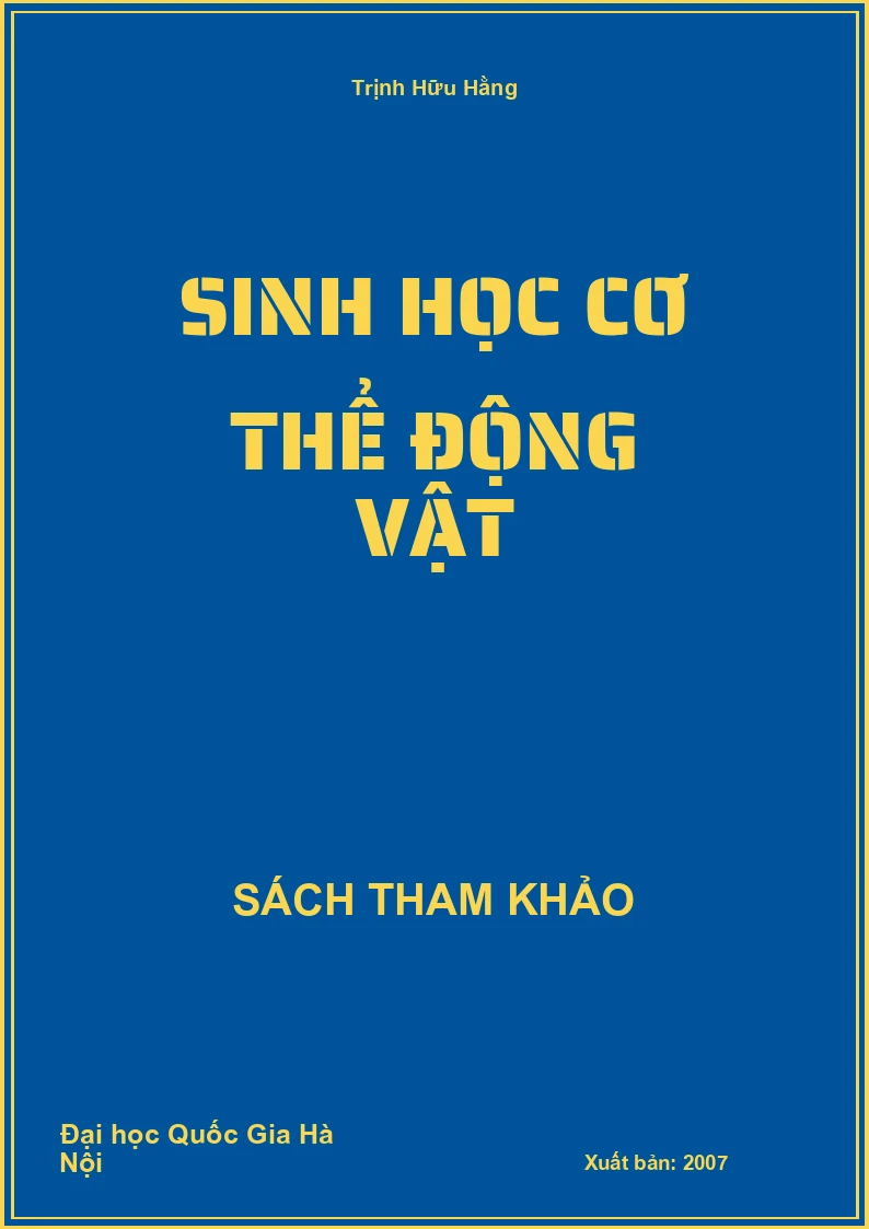 Sinh học cơ thể động vật