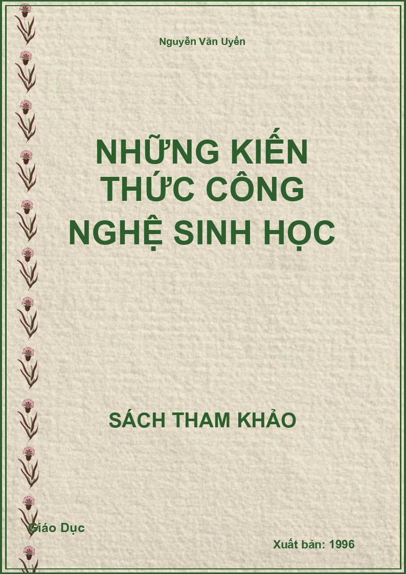 Những Kiến Thức Công Nghệ Sinh Học