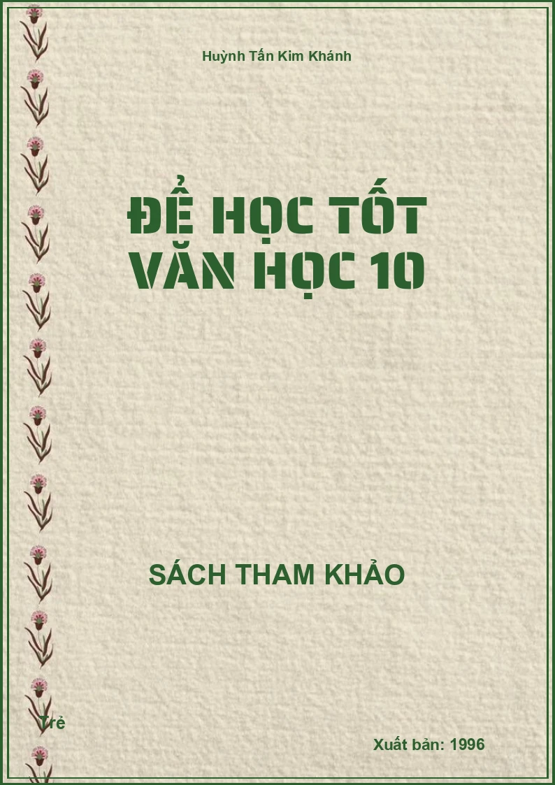 Để học tốt Văn học 10