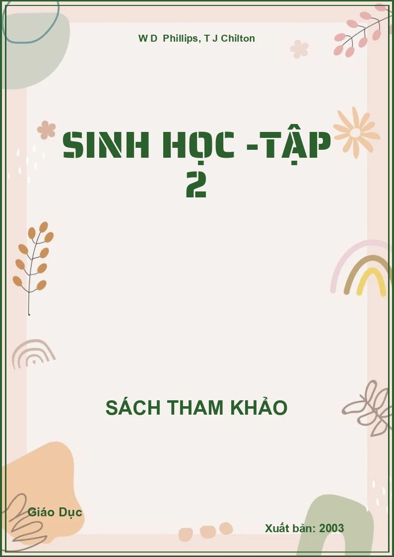 Sinh học -Tập 2
