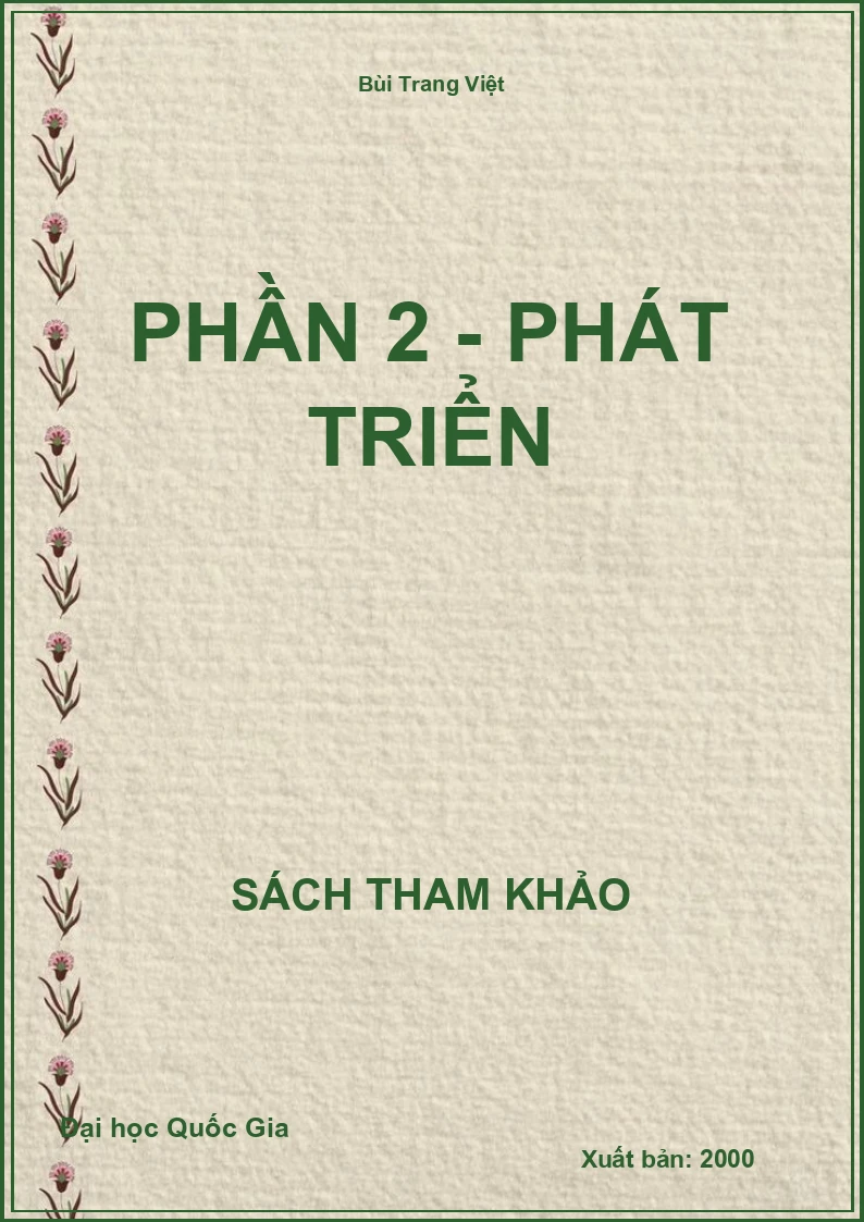 Phần 2 - Phát triển