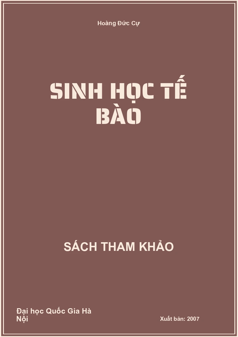 Sinh học tế bào