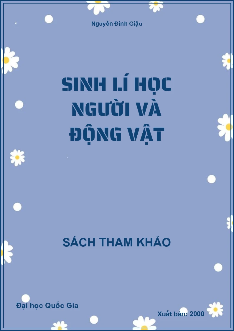 Sinh lí học người và động vật