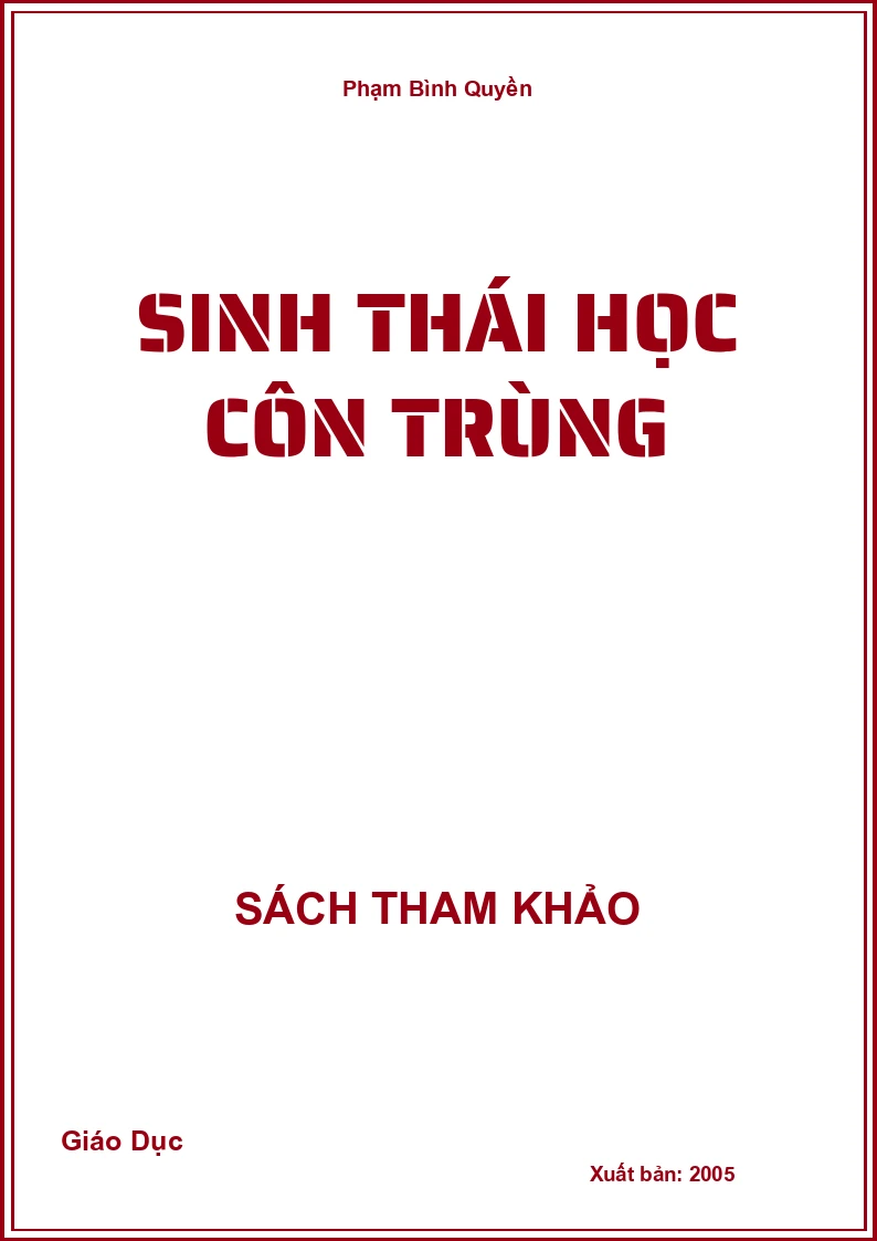 Sinh thái học côn trùng