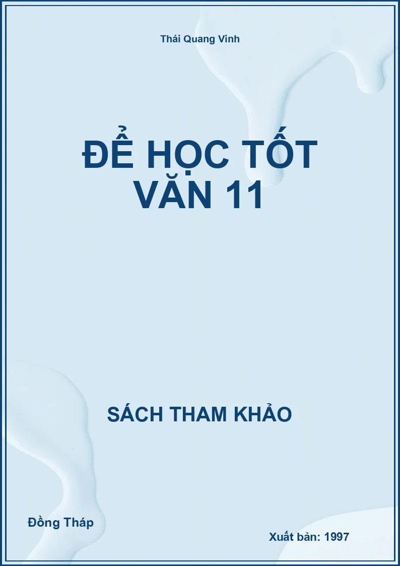 Để học tốt Văn 11