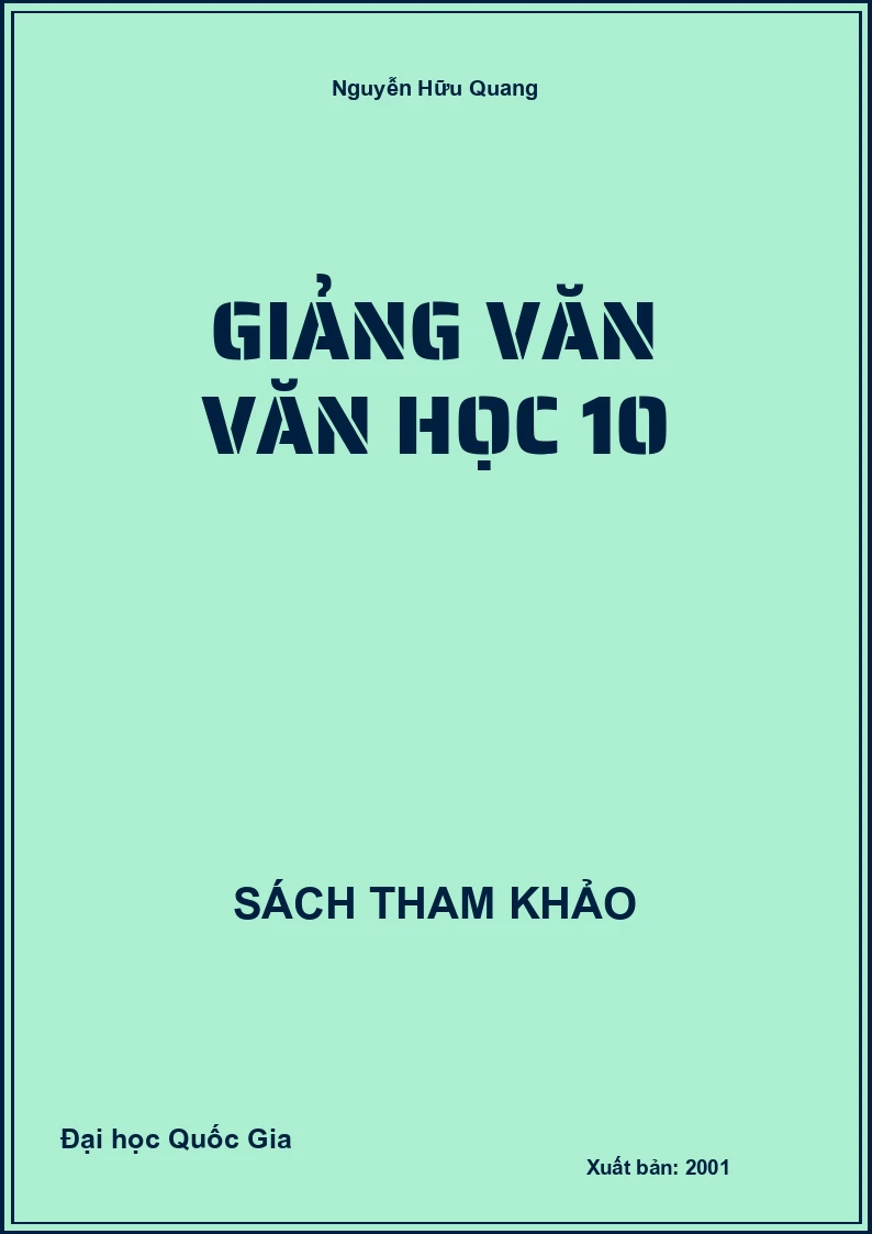 Giảng văn Văn học 10