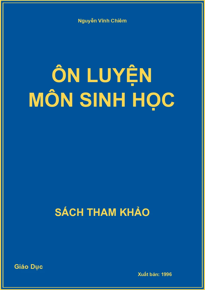 Ôn luyện Môn Sinh Học