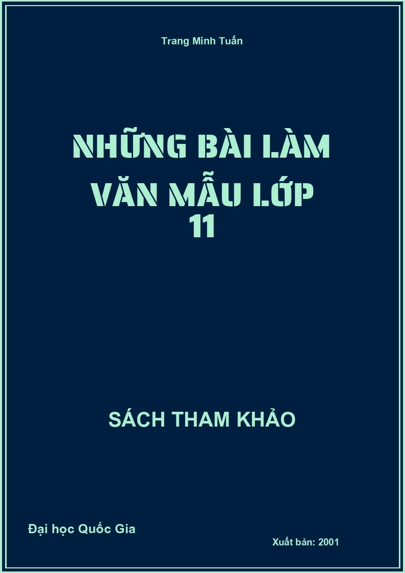 Những bài làm văn mẫu lớp 11