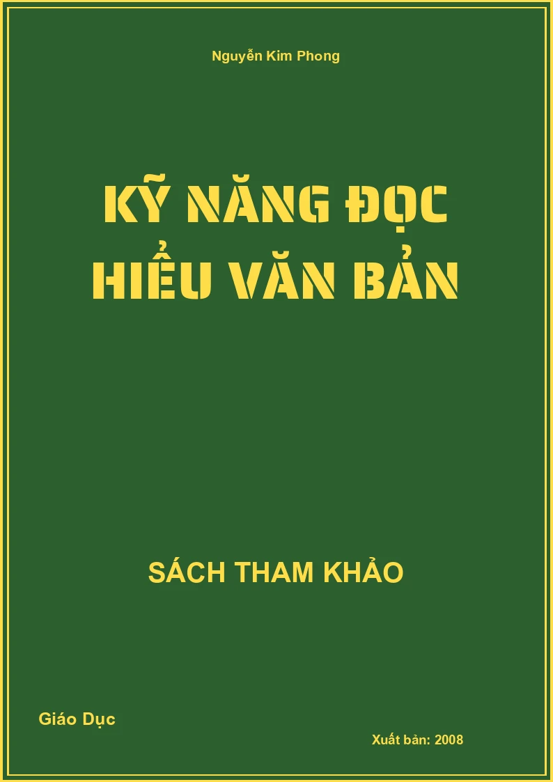 Kỹ năng đọc hiểu văn bản