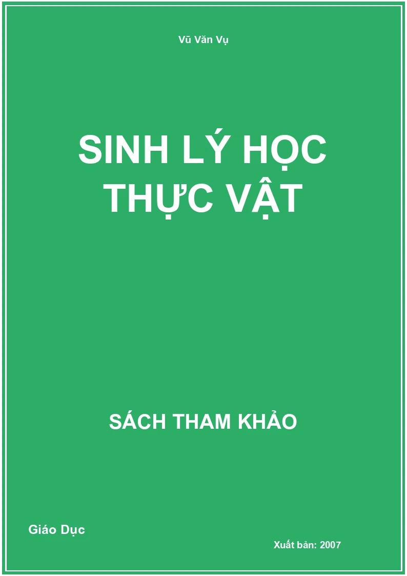 Sinh lý học Thực Vật