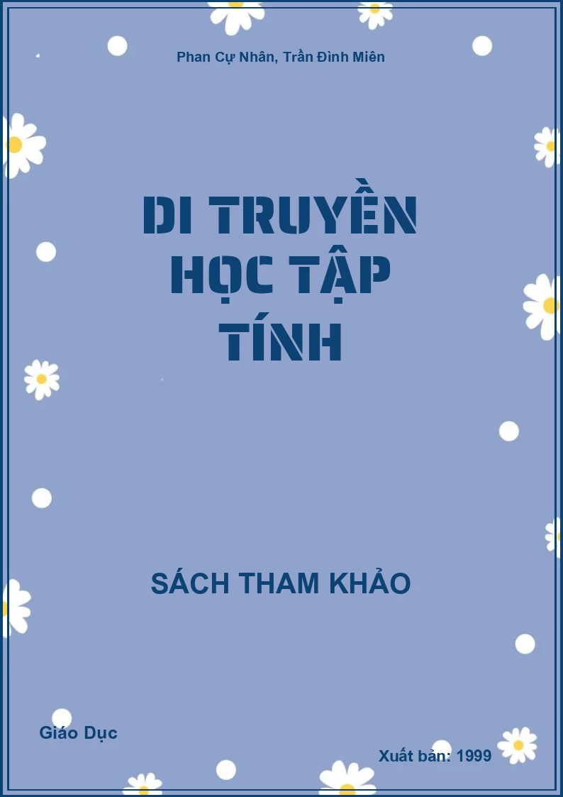 Di truyền học Tập Tính