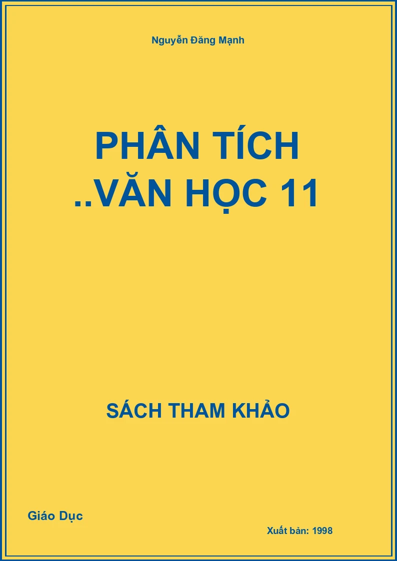 Phân tích ..Văn học 11