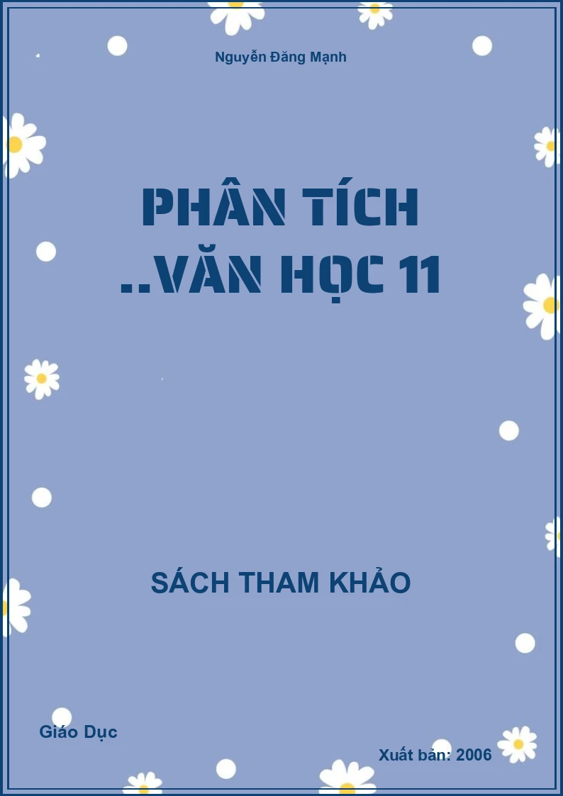 Phân tích ..Văn học 11
