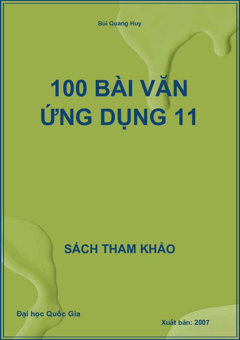 100 bài Văn ứng dụng 11