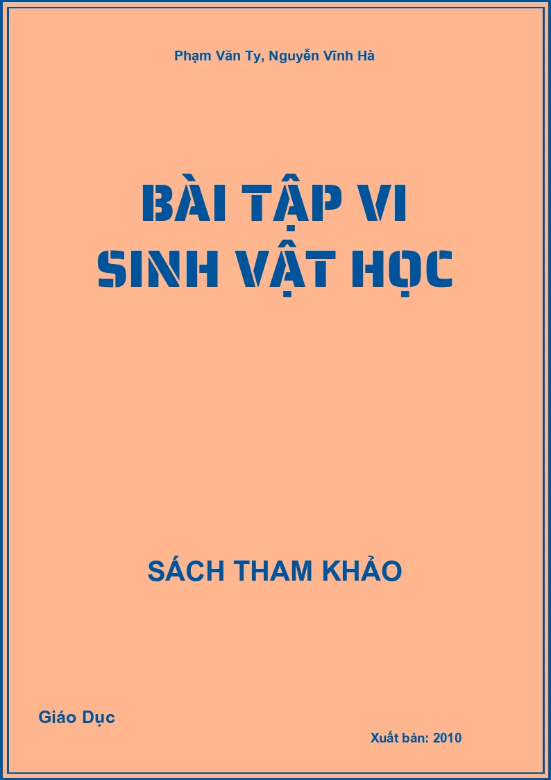 Bài tập Vi sinh vật học