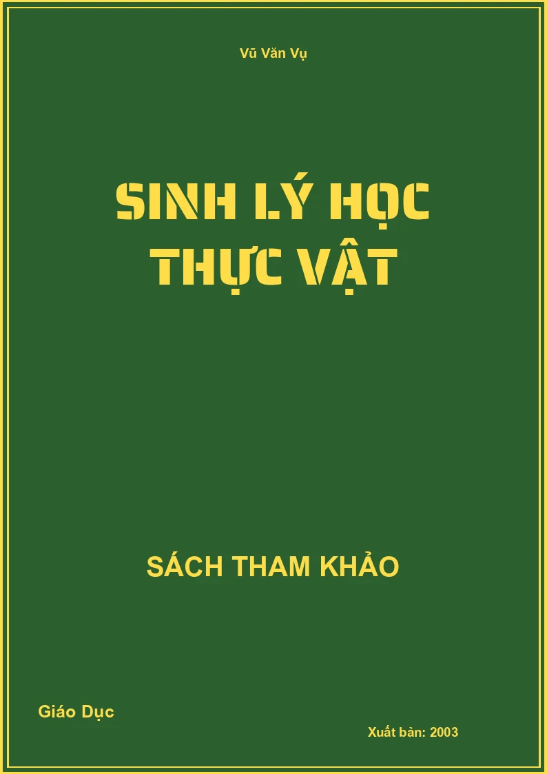 Sinh lý học Thực Vật