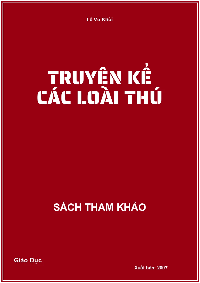 Truyện kể các loài thú