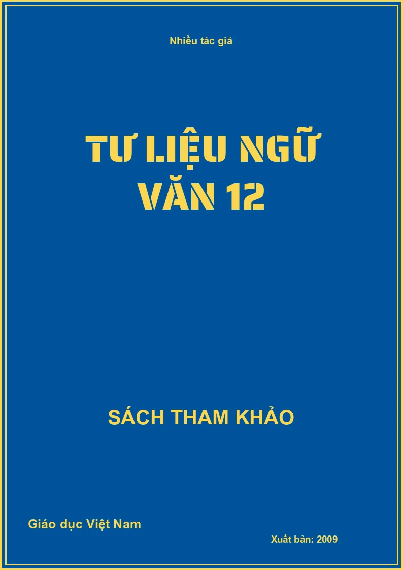 Tư liệu ngữ văn 12