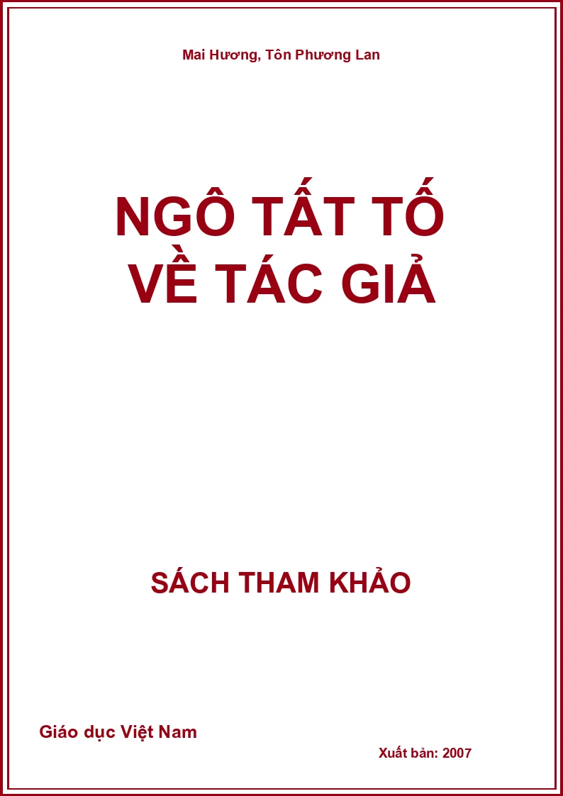 Ngô Tất Tố về tác giả