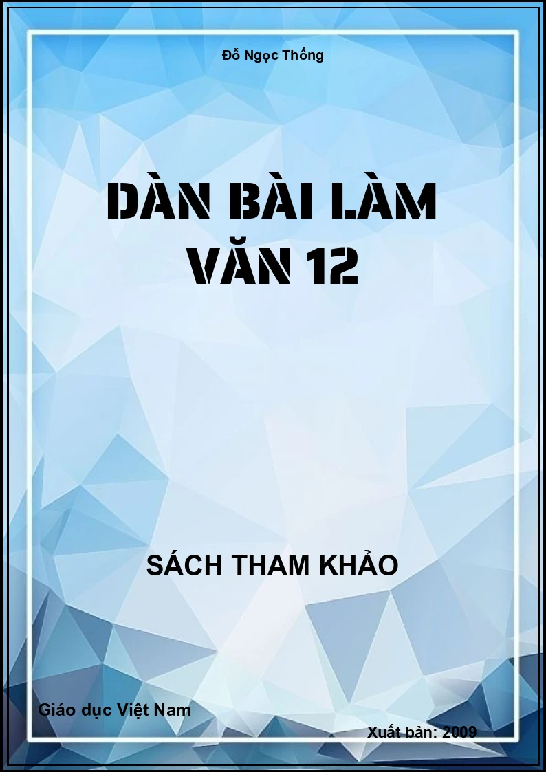 Dàn bài làm văn 12