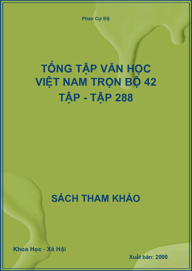 Tổng tập văn học Việt Nam trọn bộ 42 tập - Tập 28
