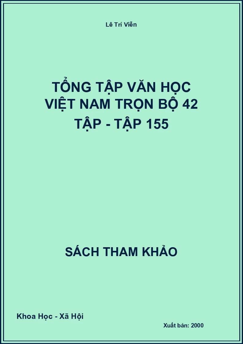 Tổng tập văn học Việt Nam trọn bộ 42 tập - Tập 15