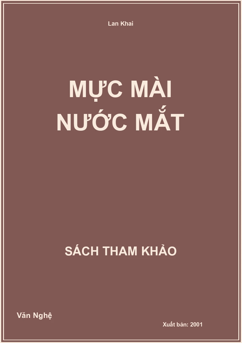 Mực mài nước mắt