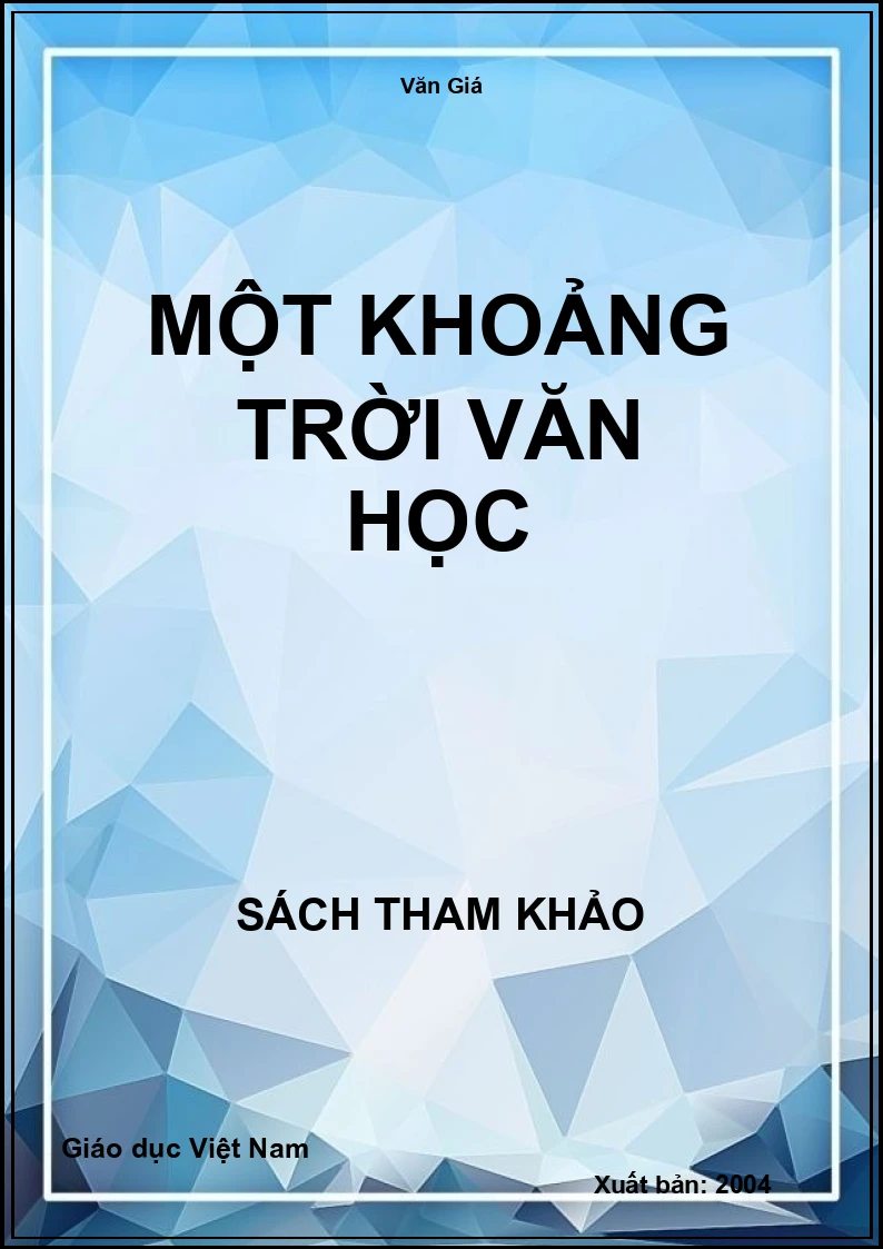 Một khoảng trời văn học