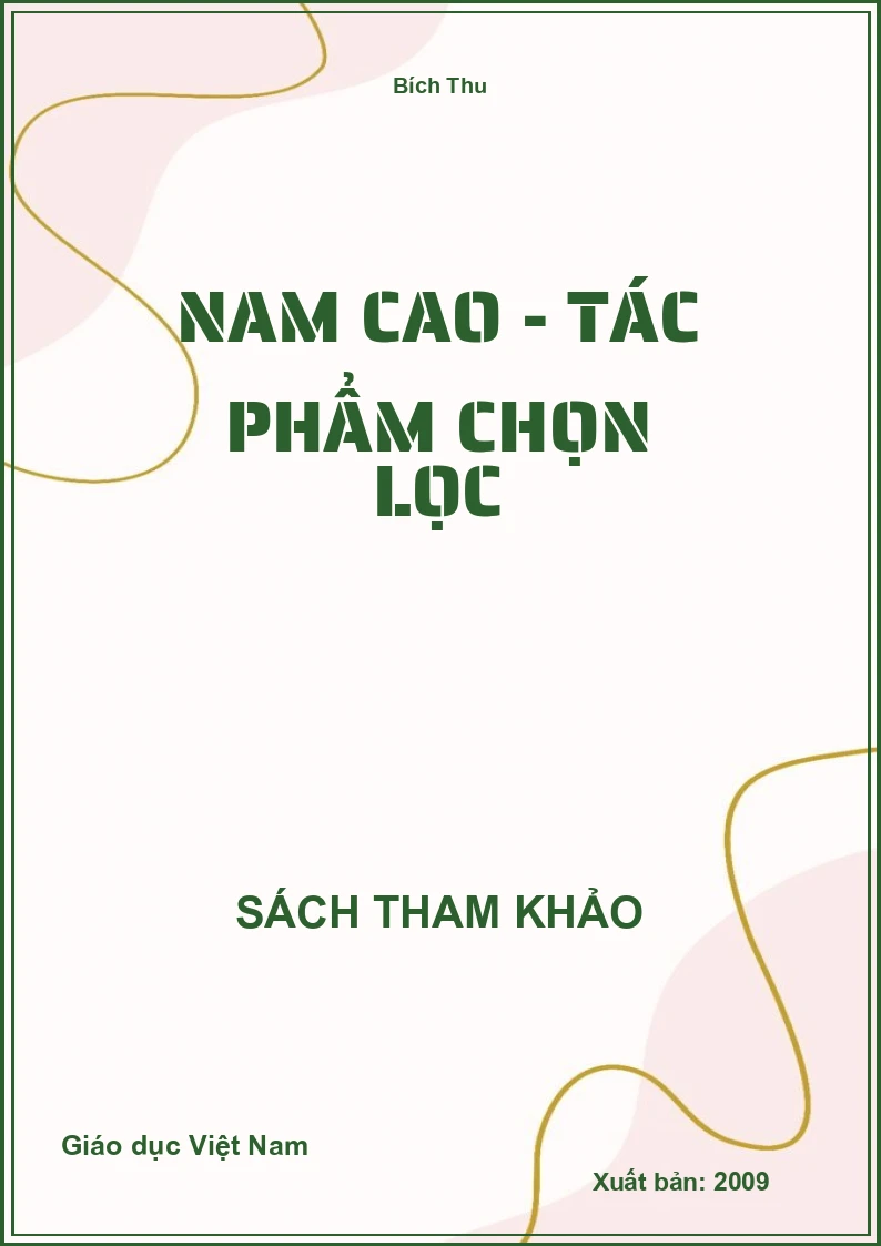 Nam Cao - tác phẩm chọn lọc