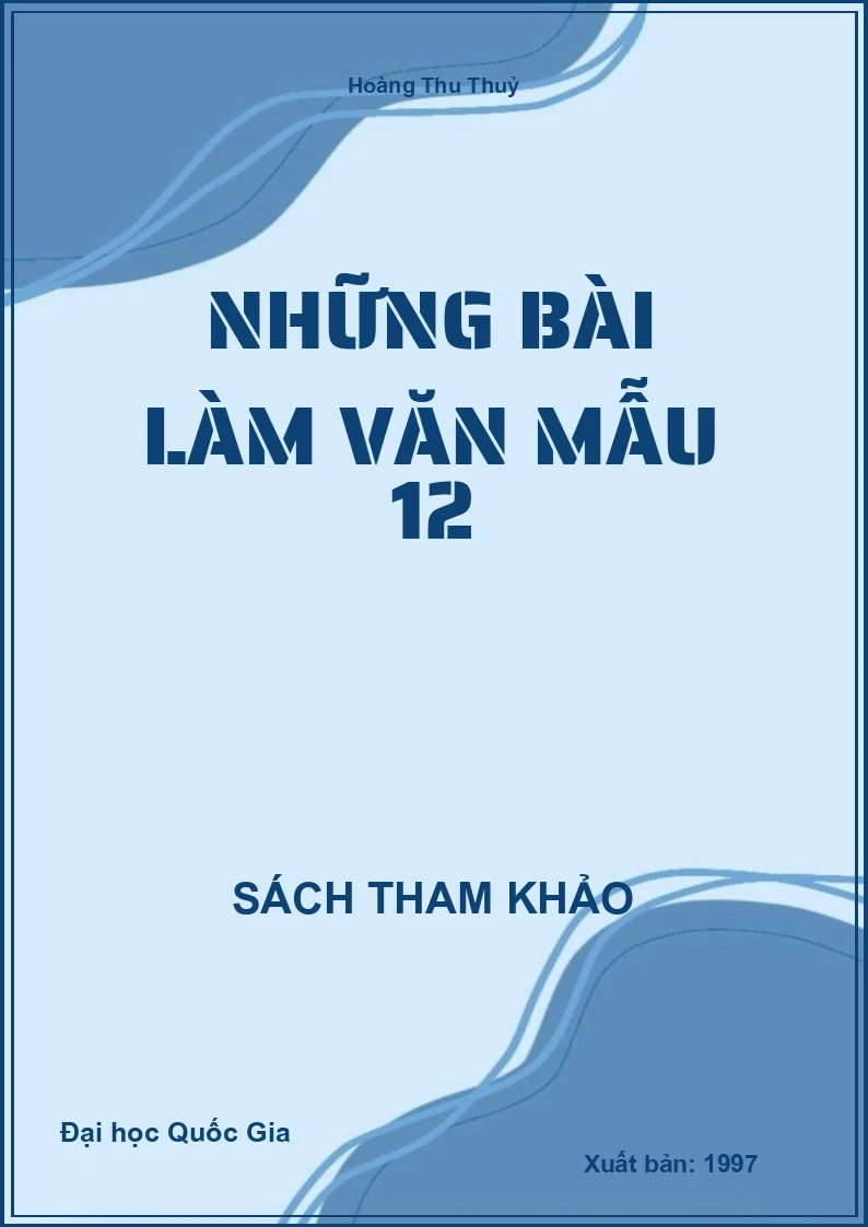Những bài làm văn mẫu 12
