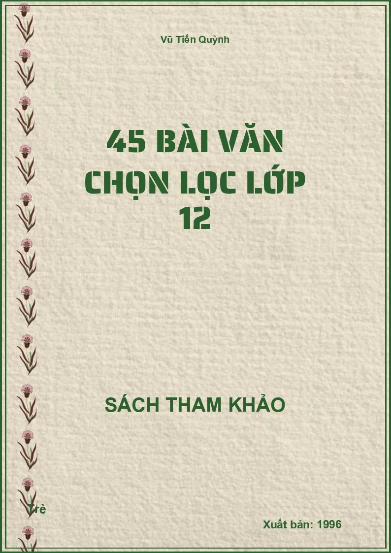 45 Bài văn chọn lọc lớp 12