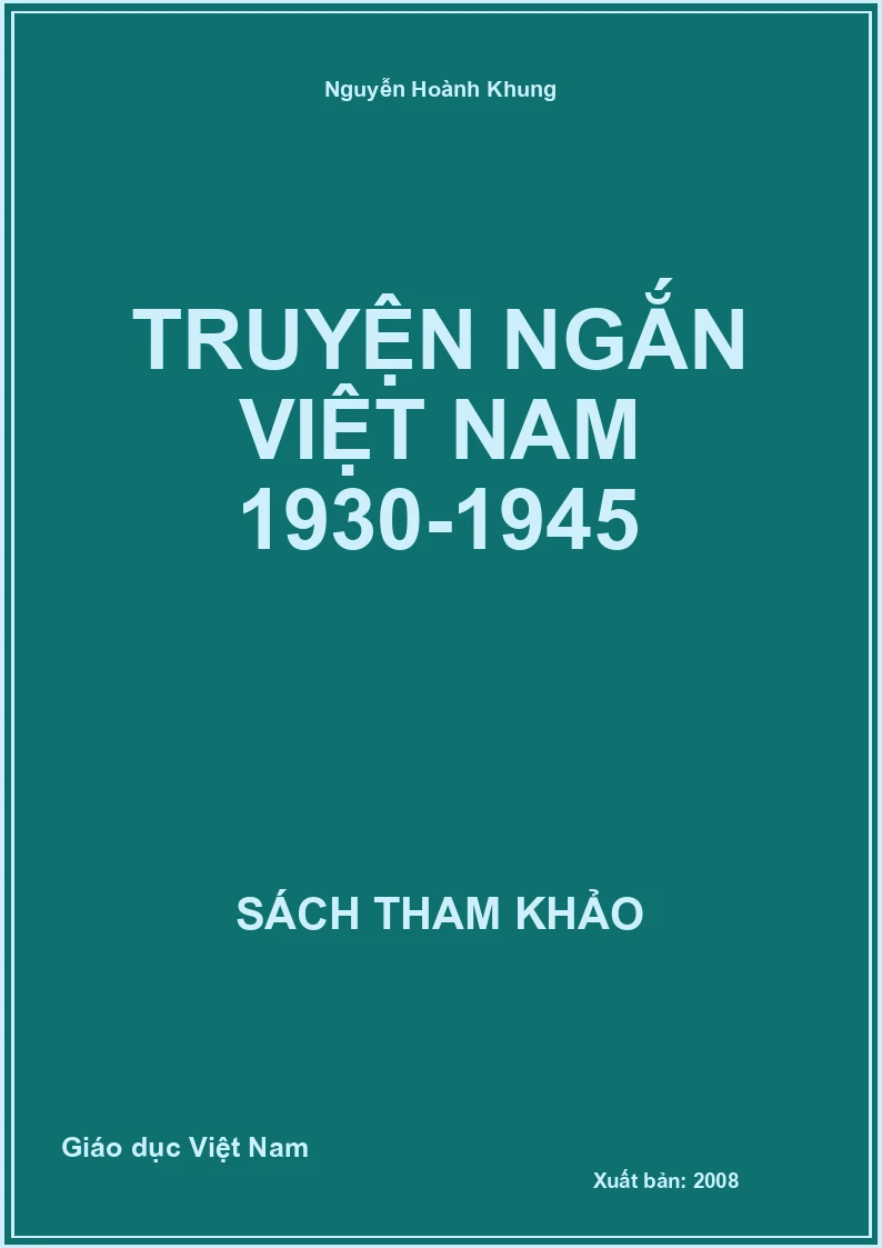 Truyện ngắn Việt Nam 1930-1945