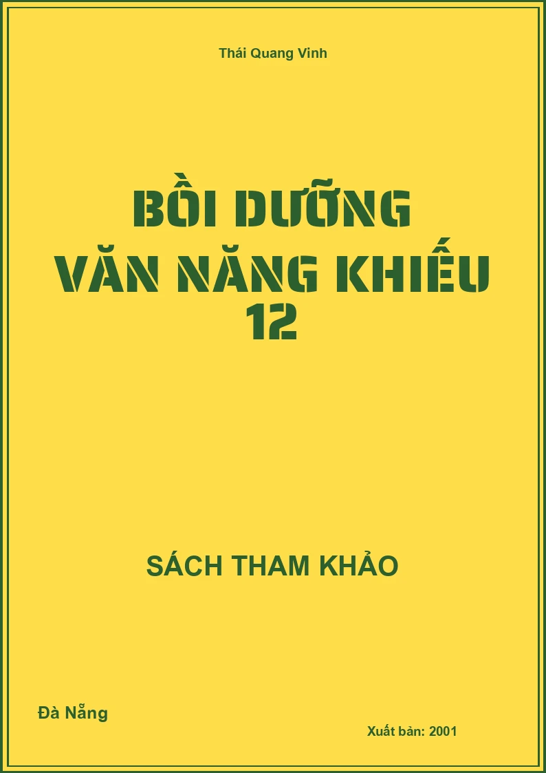 Bồi dưỡng văn Năng Khiếu 12