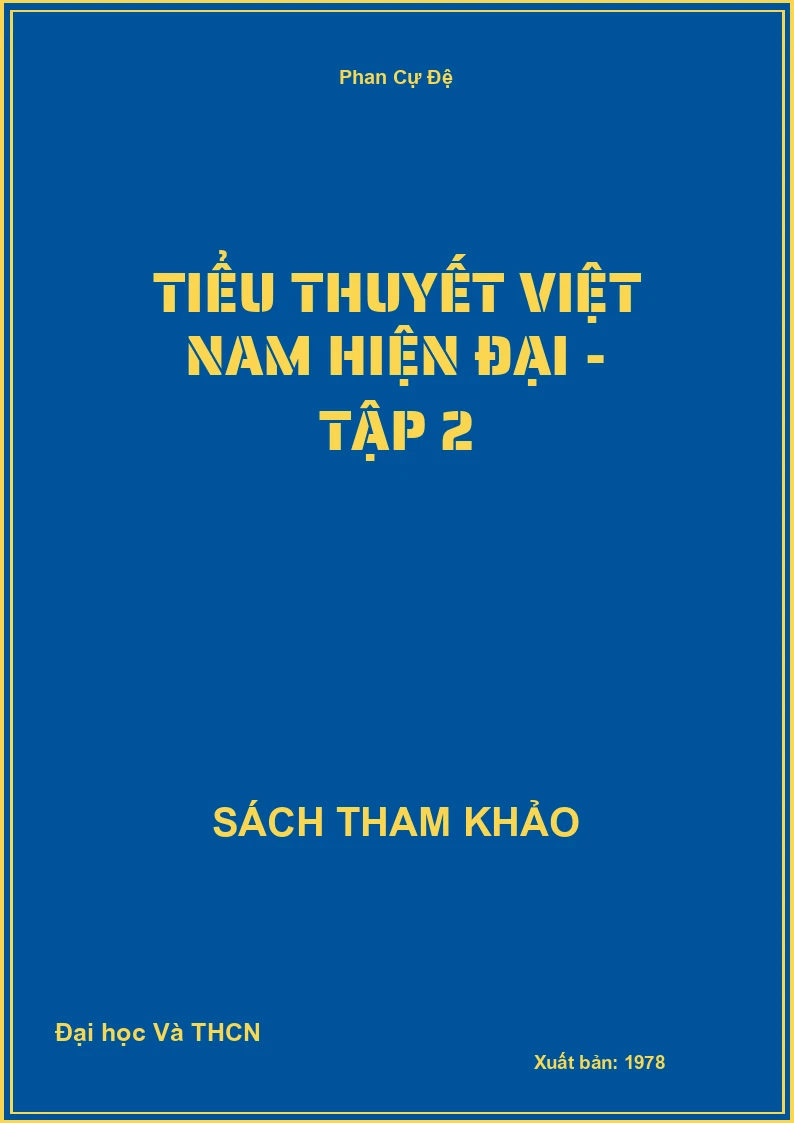 Tiểu thuyết Việt Nam hiện đại - Tập 2