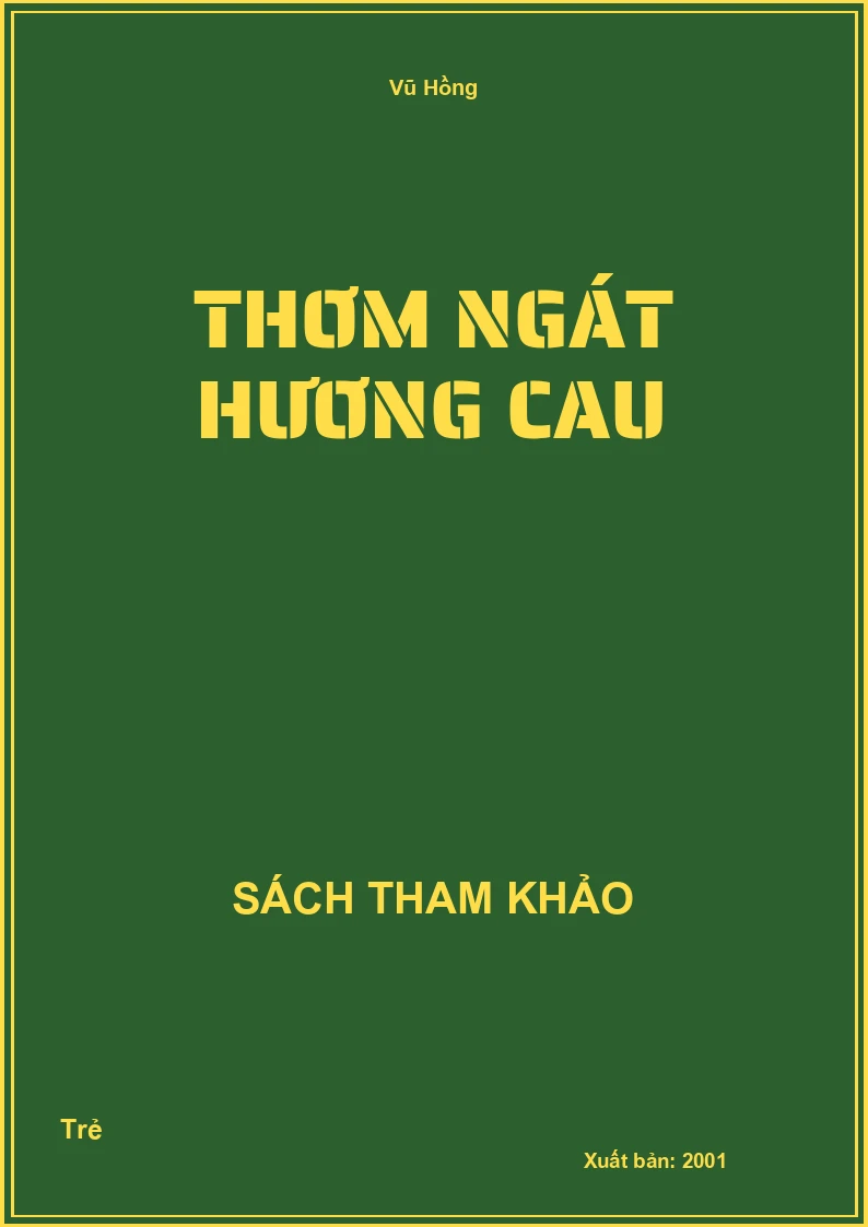 Thơm ngát hương cau