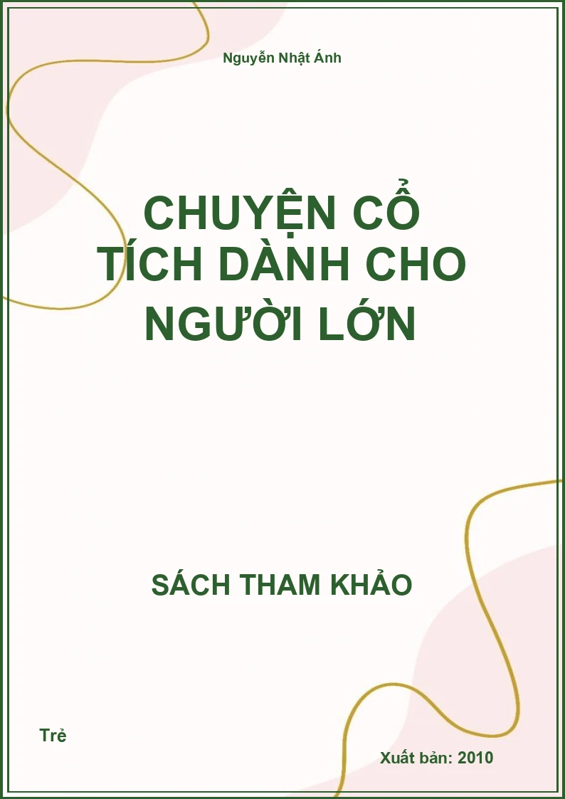Chuyện cổ tích dành cho người lớn